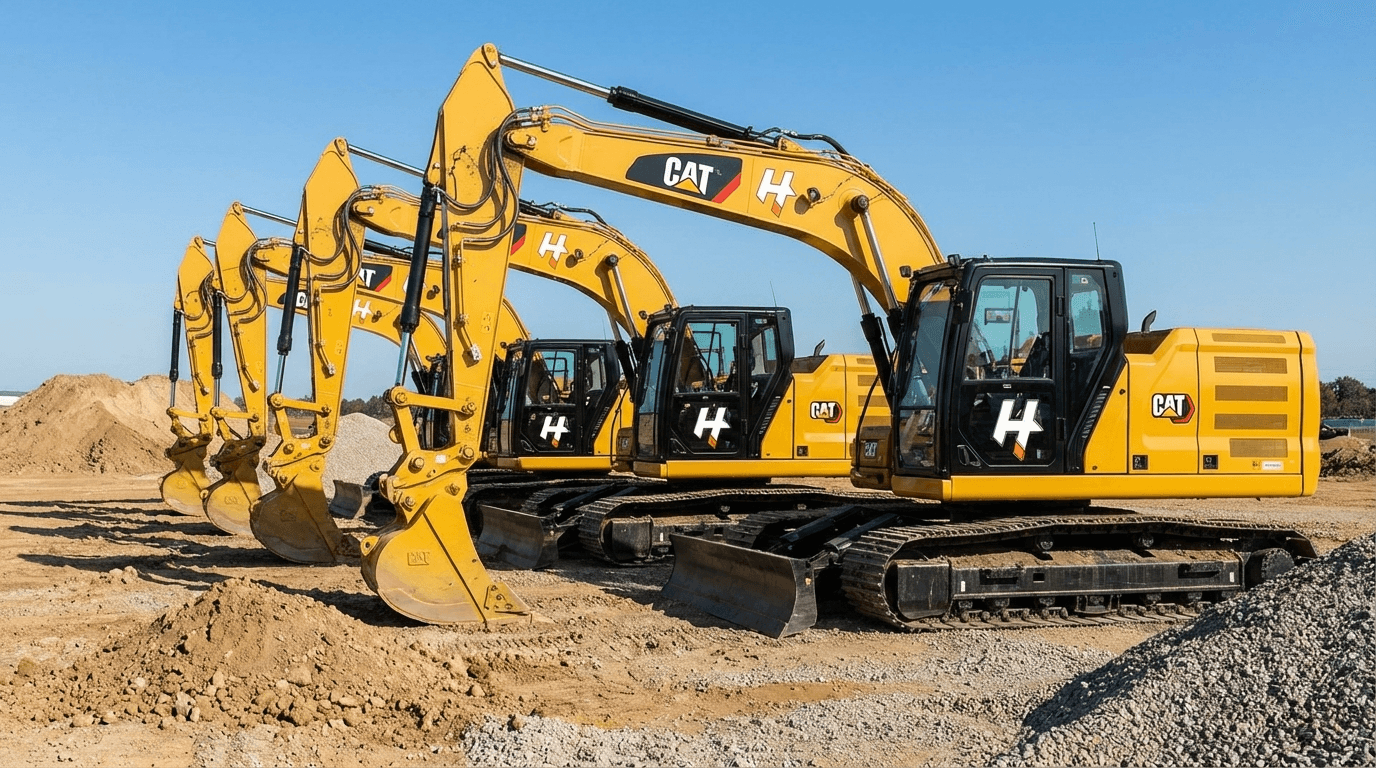 Excavators for rent in Kansas City - HeavyWorks equipment rental